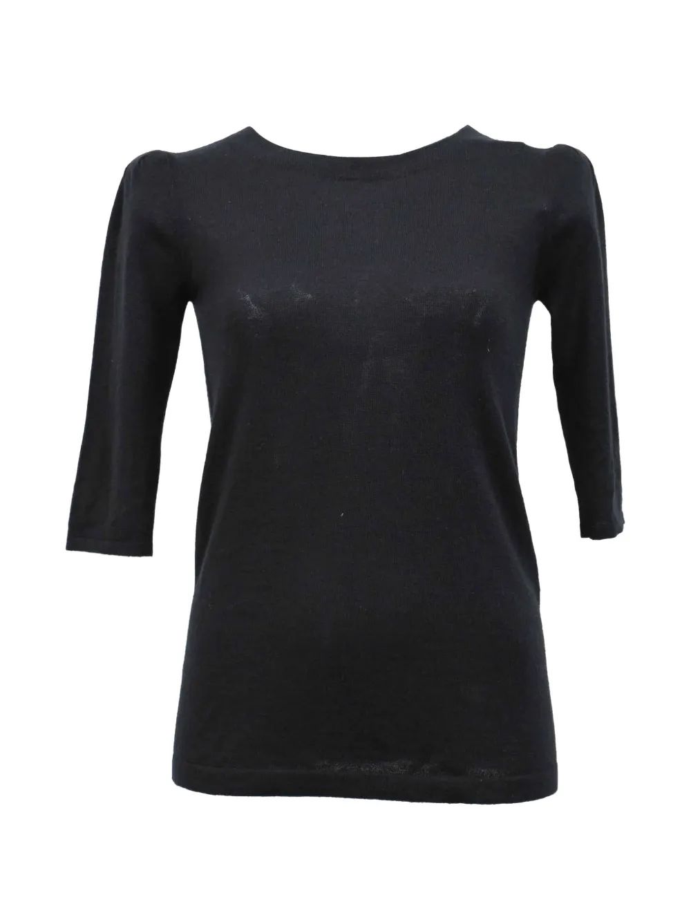 Valentino Garavani Pre-Owned quarter-sleeve top - Nero