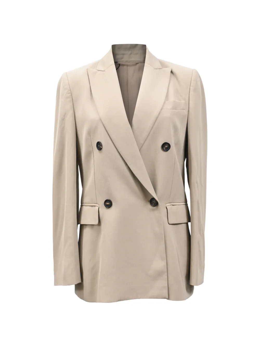 Brunello Cucinelli Vintage double-breasted blazer - Nude