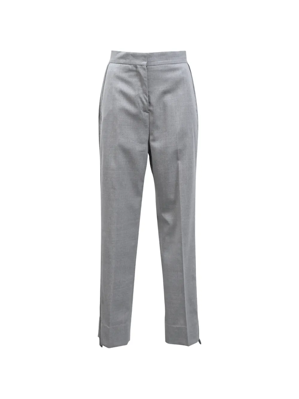 Burberry Pre-Owned grey straight-leg trousers - Grigio