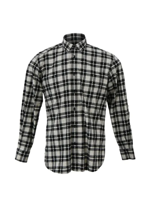 Saint Laurent Pre-Owned chemise à carreaux