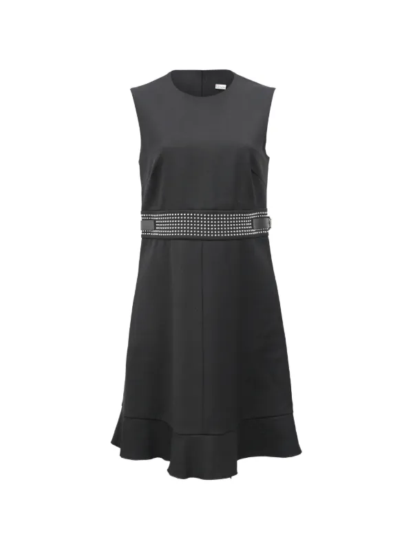 Red Valentino Vintage studded-belt Sleeveless Mini Dress | Black | FARFETCH  SG