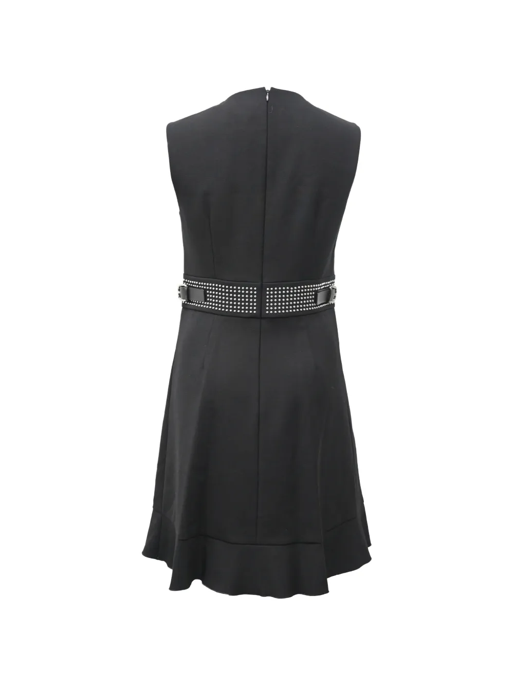 little black dress with red belt Dark Kawaii Black & Red Asymmetrical Hem Short Sleeve Dress with Belt