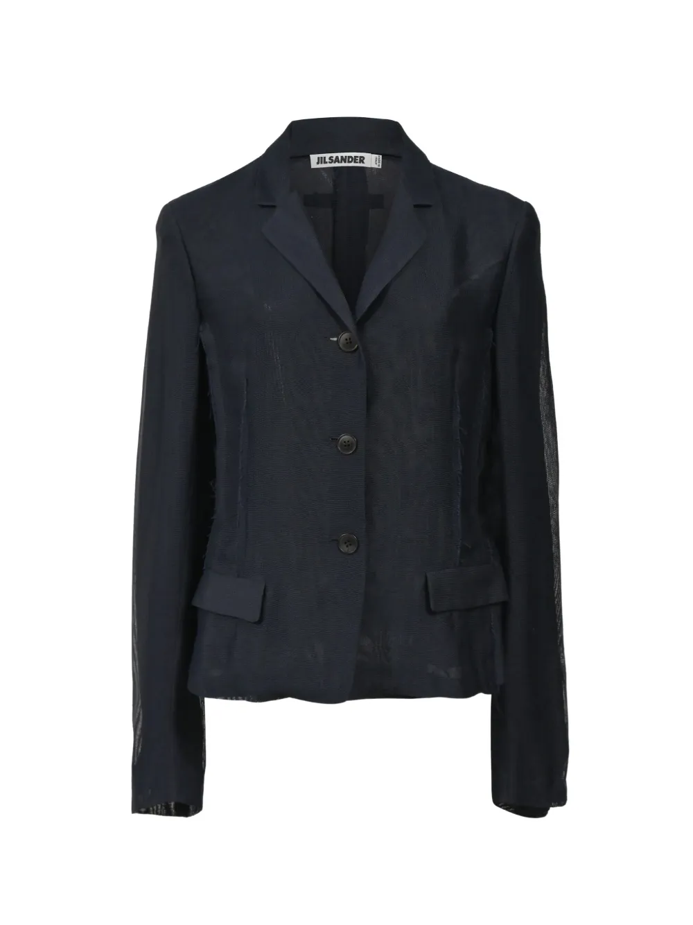 Jil Sander Pre-Owned single-breasted blazer - Blu