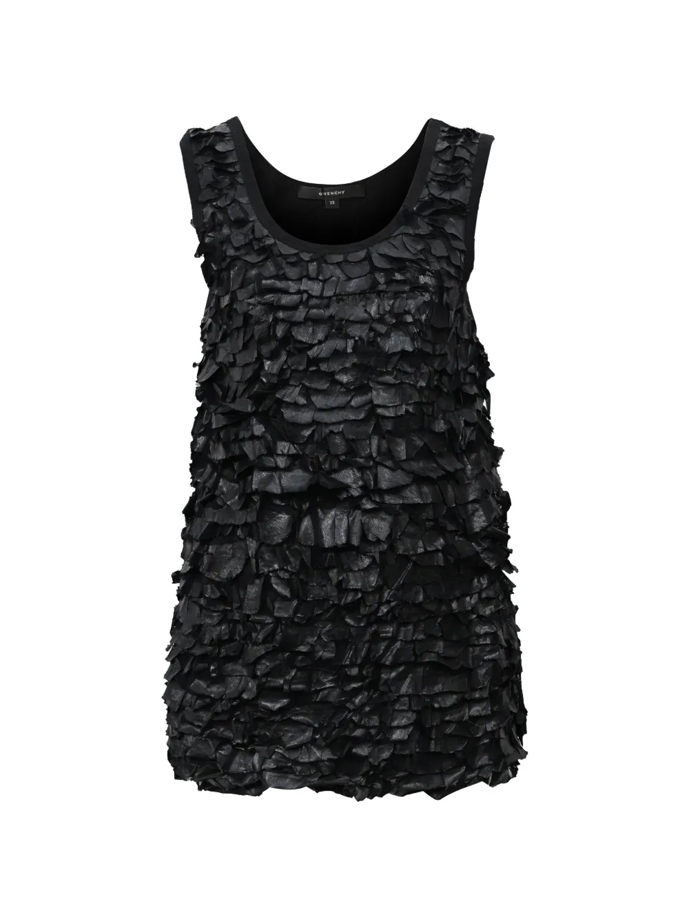 Givenchy Pre-Owned ruffled tank top - Nero