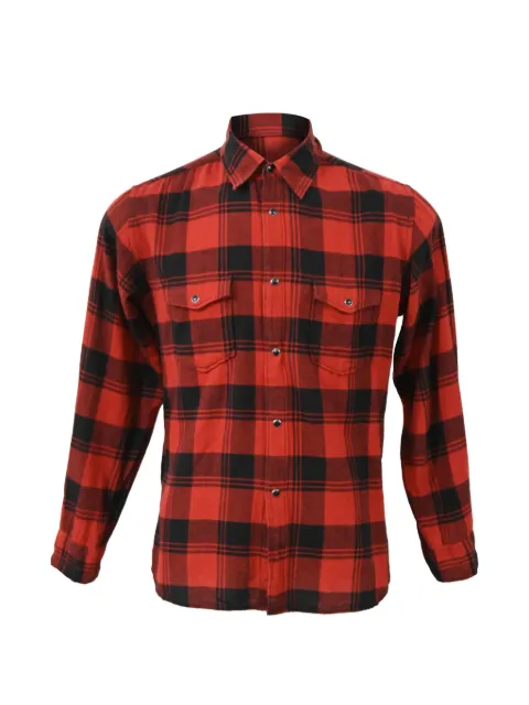 Saint Laurent Pre-Owned plaid-pattern shirt