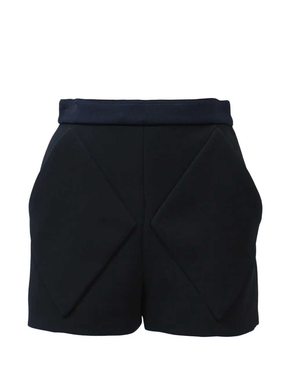 Balenciaga Pre-Owned panelled mini shorts - Nero