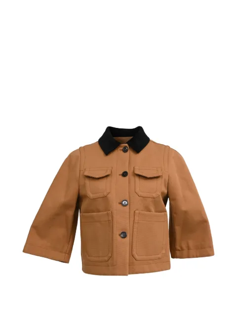 Loewe Pre-Owned 2025 corduroy-collar shirt jacket