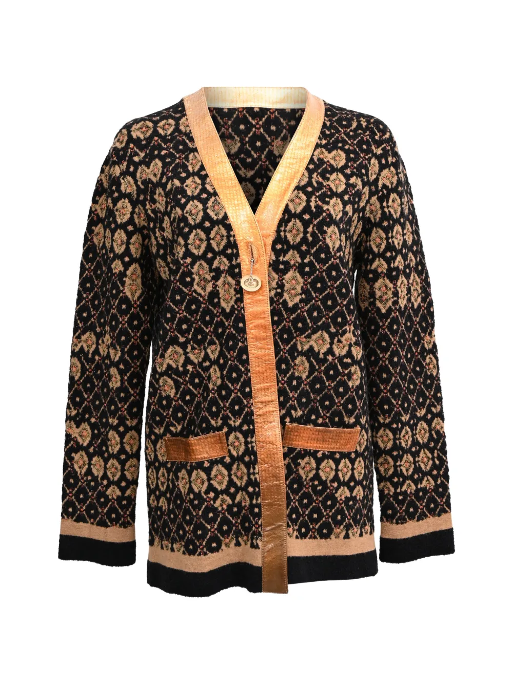 CHANEL Pre-Owned patterned tweed cardigan - Nero