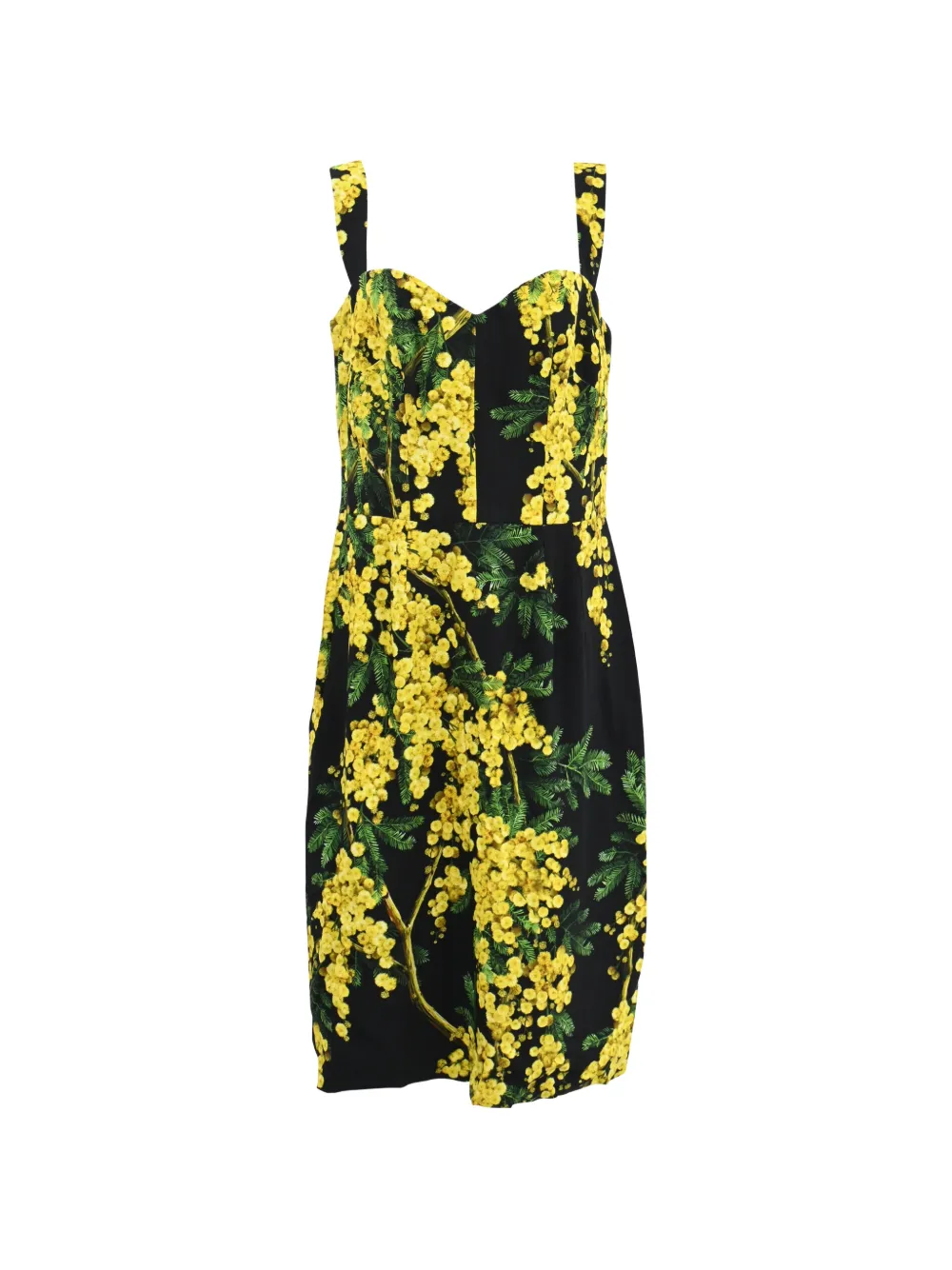 Dolce & Gabbana Pre-Owned floral-print midi dress - Nero