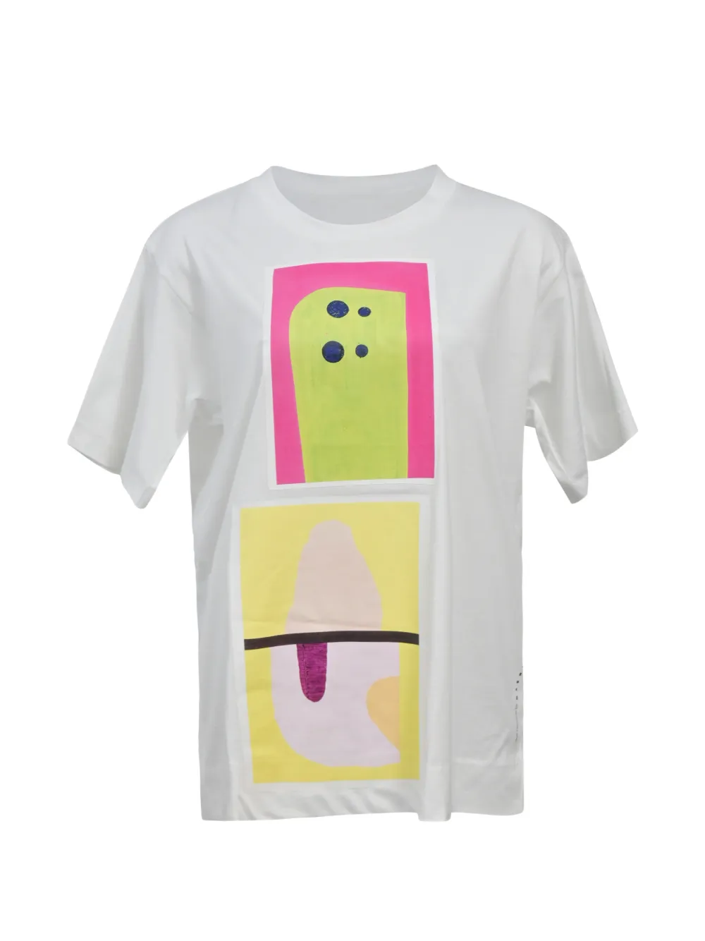Marni Pre-Owned Camelia-print T-shirt - Bianco