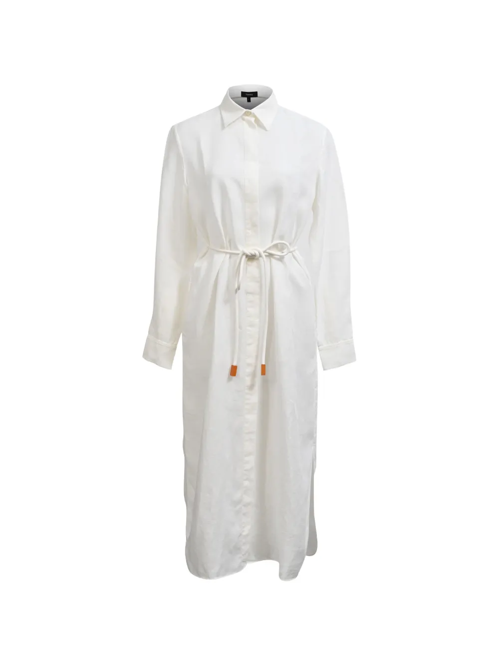 Theory belted maxi shirt dress - Toni neutri