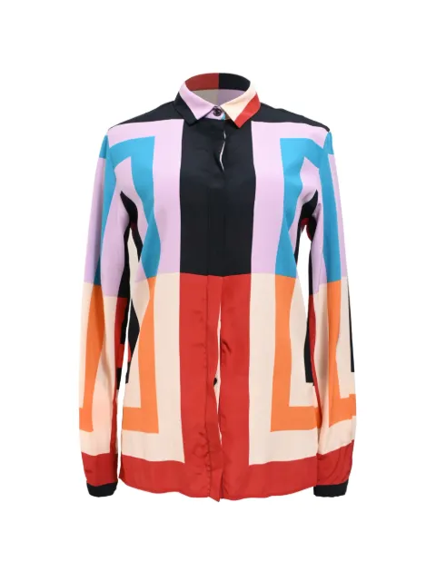 Etro Vintage long-sleeved colour-block shirt