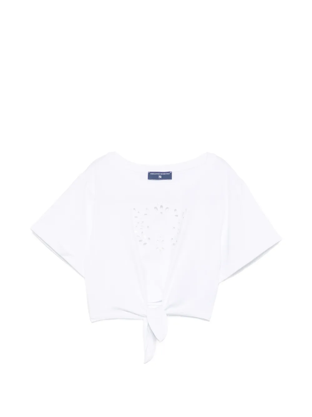 Ermanno Scervino Junior cut-out T-shirt - Bianco