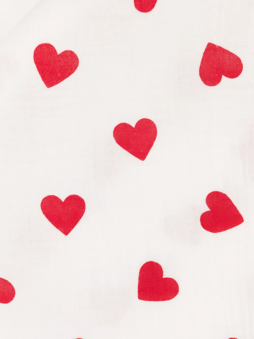 Petit Bateau Deken met hartprint Wit