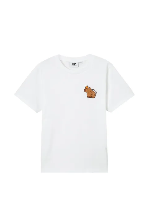 CHOCOOLATE embroidered-detail cotton T-shirt