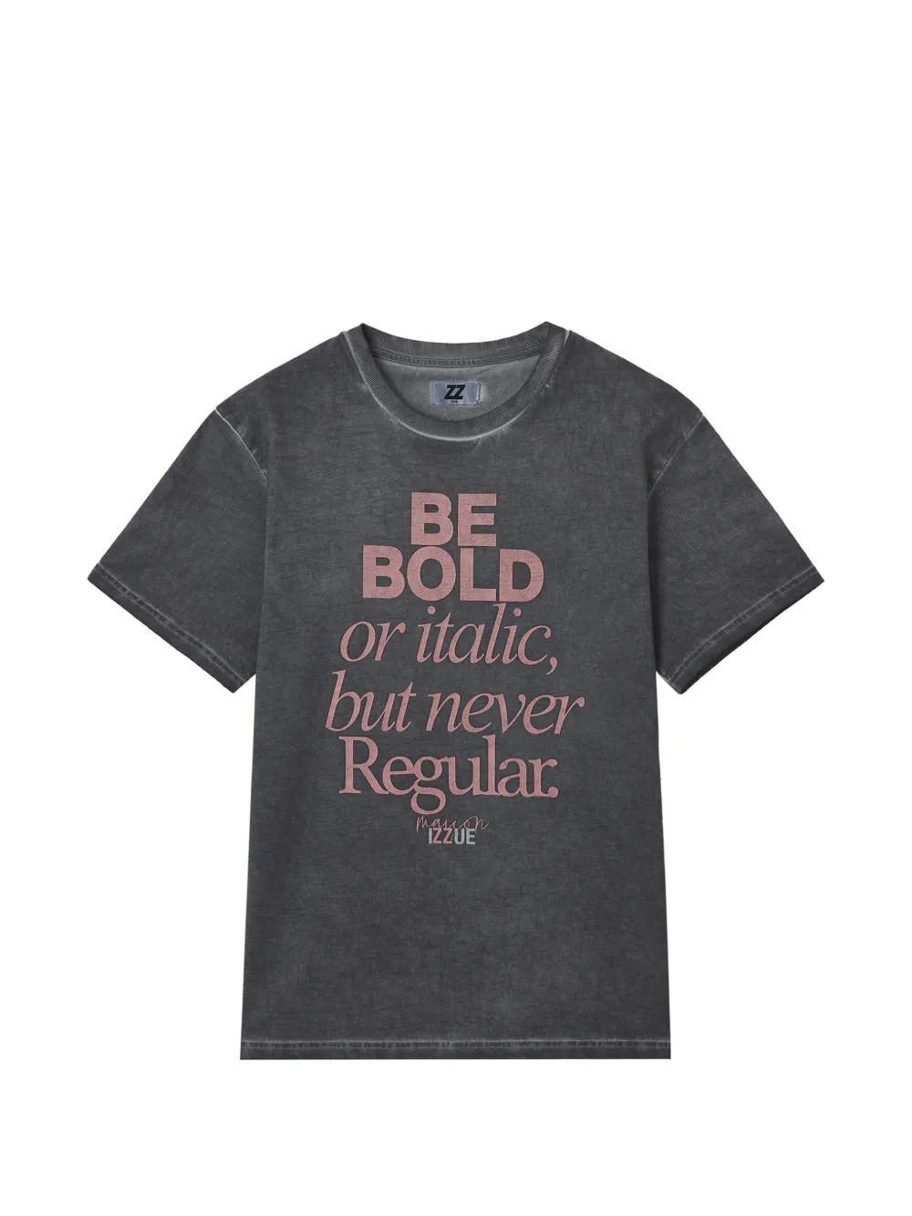 izzue T-shirt con stampa - Grigio