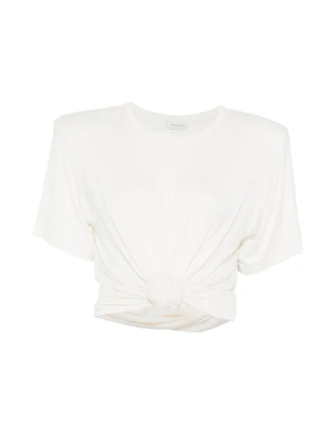 Magda Butrym t-shirt à détail noué