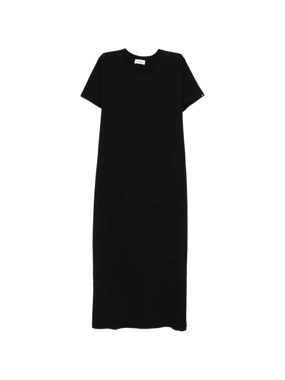 Ottod'ame Beba Round Neck Dress In Black