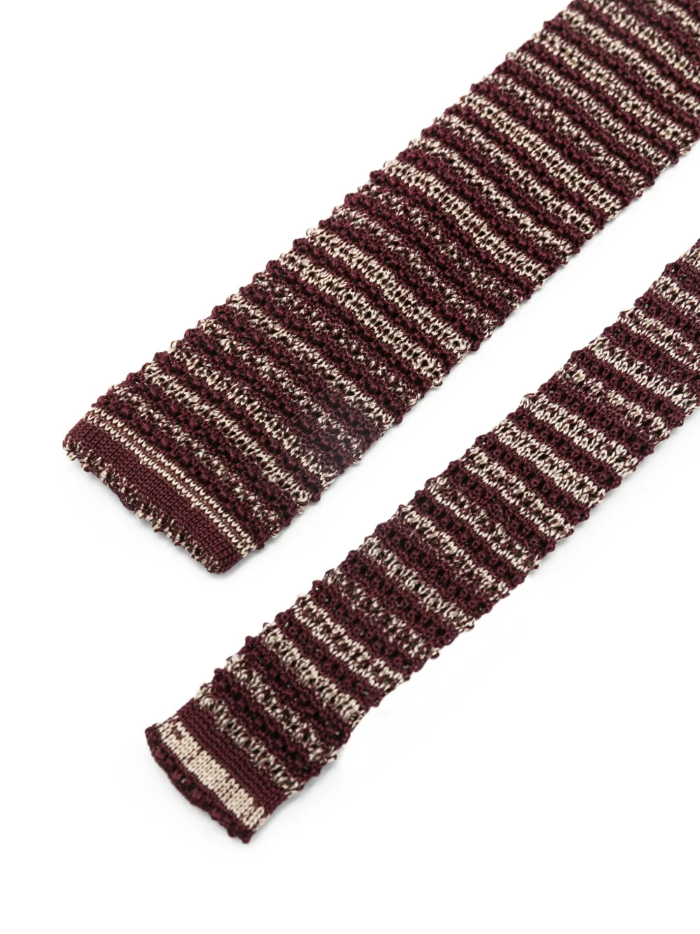  Alysi Striped Tie - Red 
