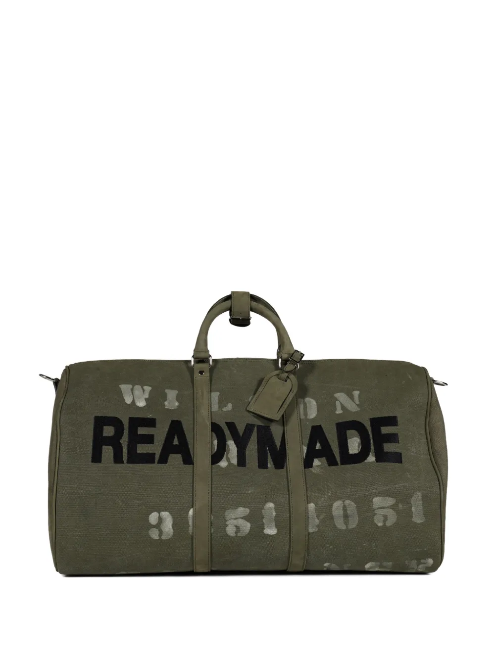 Readymade Large Top-handles Luggage Bag In Green