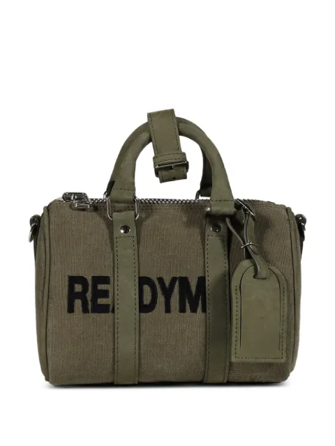 Readymade logo-lettering tote bag