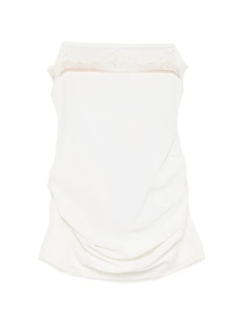 Magda Butrym lace-trim mini dress