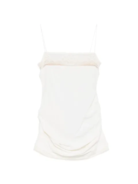 Magda Butrym lace-trim mini dress