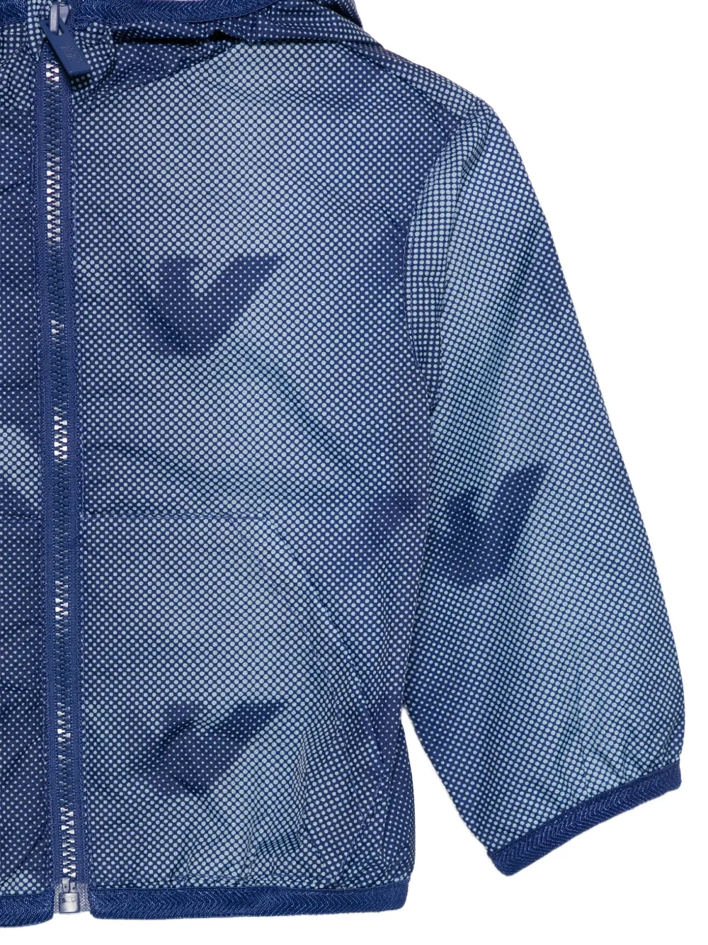 Emporio Armani Kids Jack met capuchon Blauw