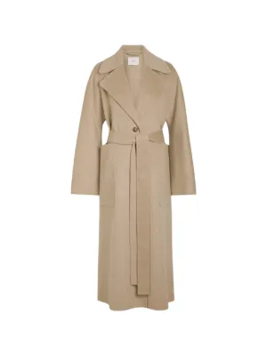 YEHUAFAN Trench Coat Com Sobreposição | Marrom | FARFETCH BR