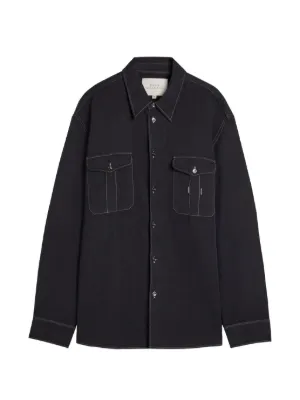 TOTEME クラシック フルイドシャツ | ブルー | FARFETCH JP