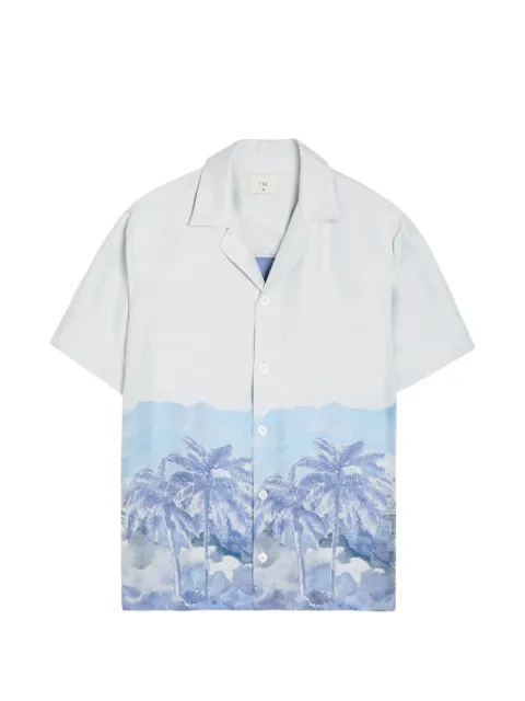 CHÉ Cezane palm-tree print shirt