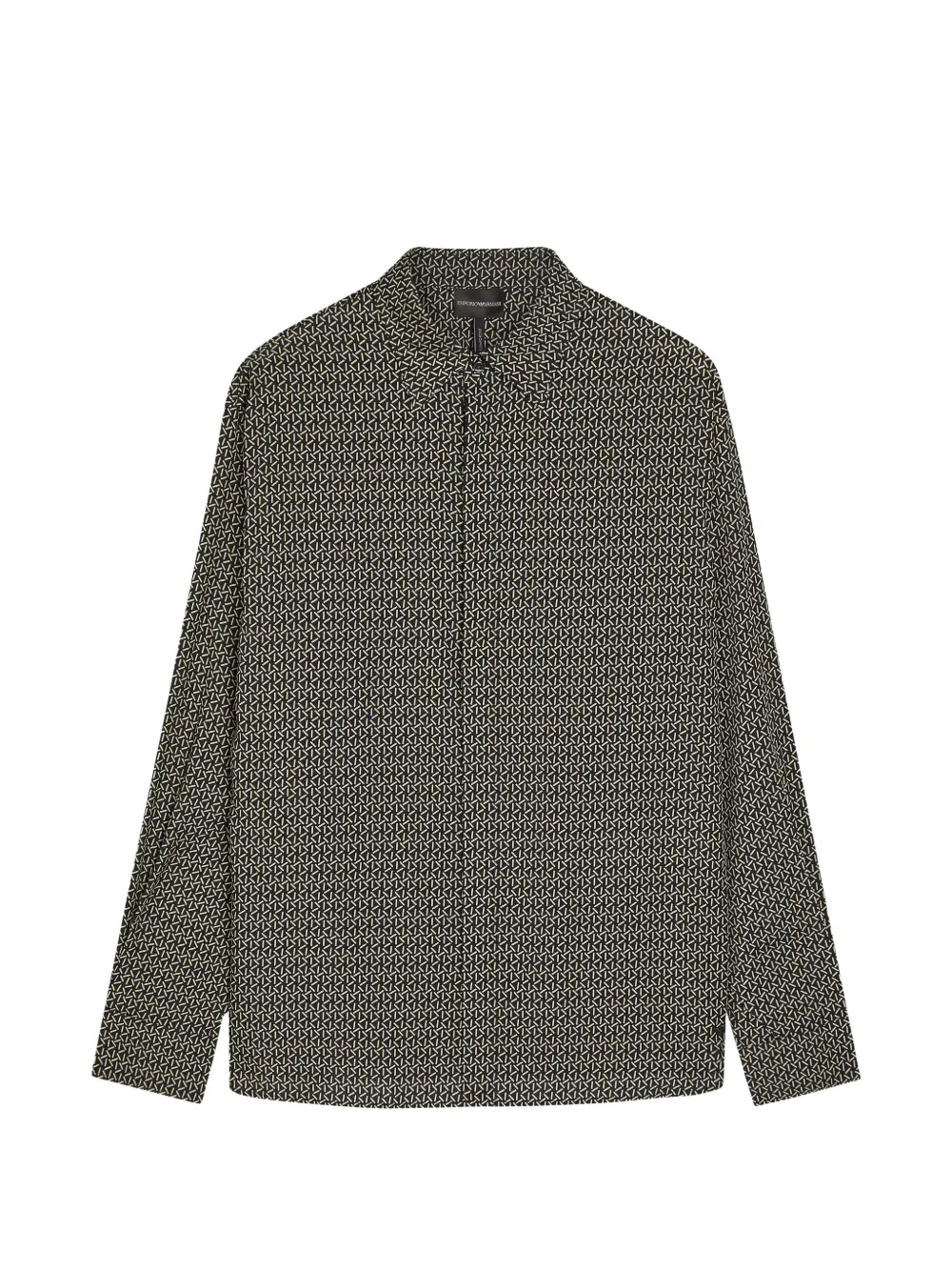 Emporio Armani patterned shirt - Blu