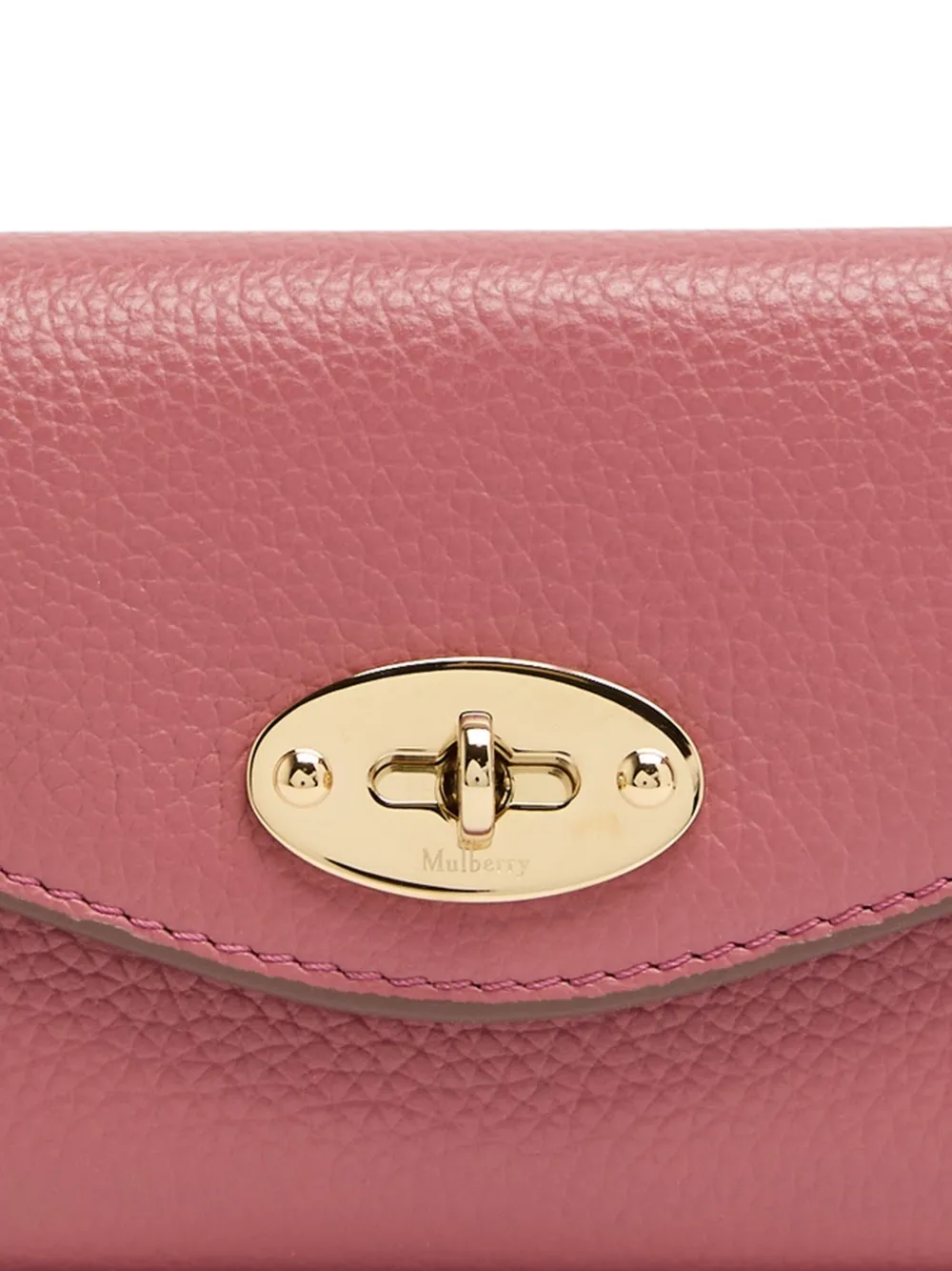  Mulberry Darley Turnlock Wallet - Pink 
