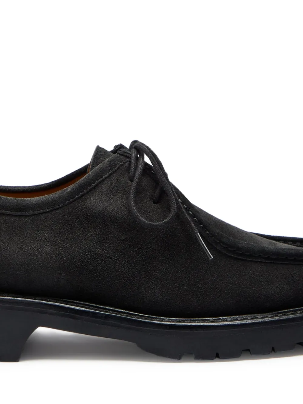 LEGRES Leren Derby veterschoenen Zwart