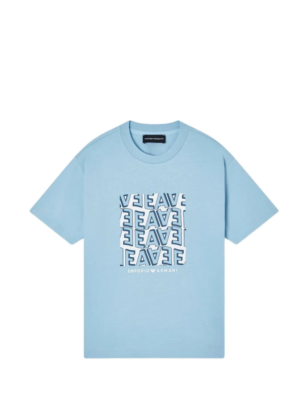 Emporio Armani Kids Twee T-shirts met print Wit