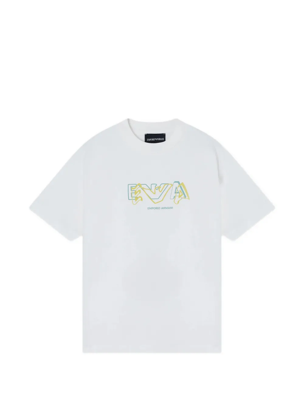 Emporio Armani Kids Twee T-shirts met print Wit
