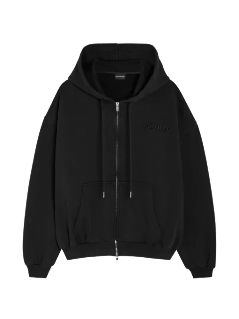 GODMADE Onxy zip-up hoodie