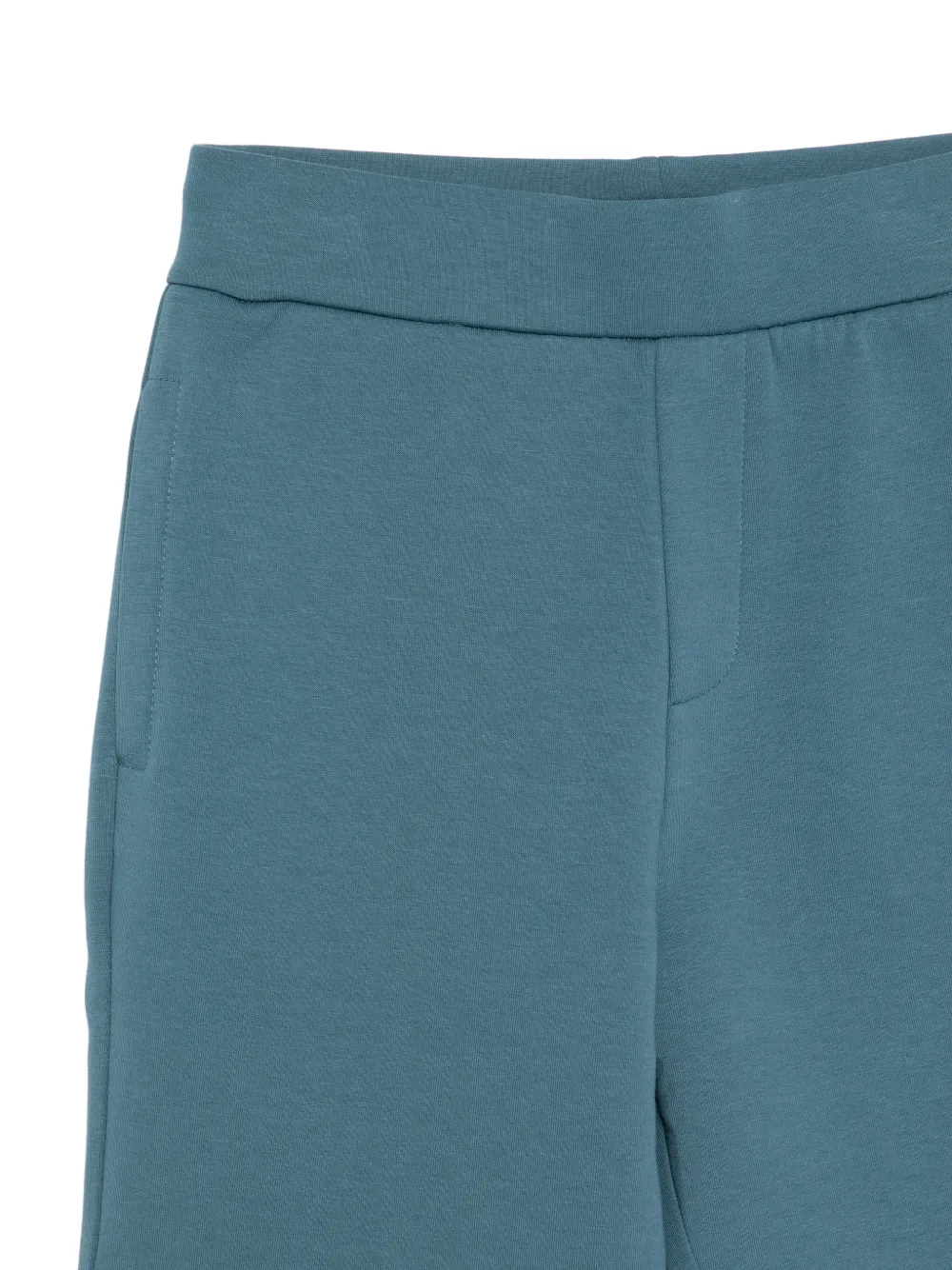 Emporio Armani Kids Twee paar shorts met logo afwerking Blauw