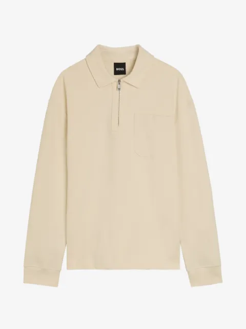 BOSS chest-pocket polo shirt