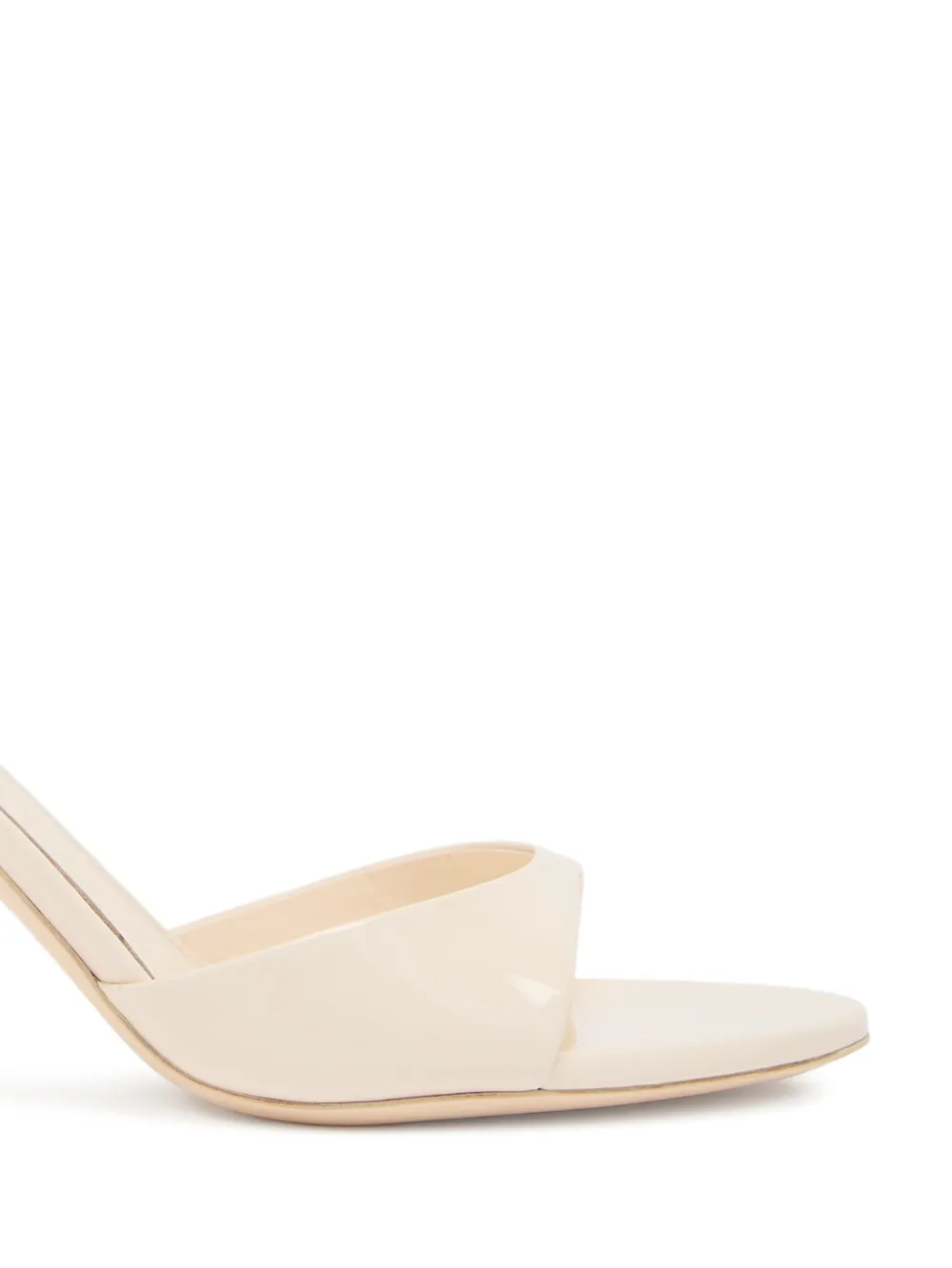  Paris Texas Ankle Strap Leather Sandals - Neutrals 