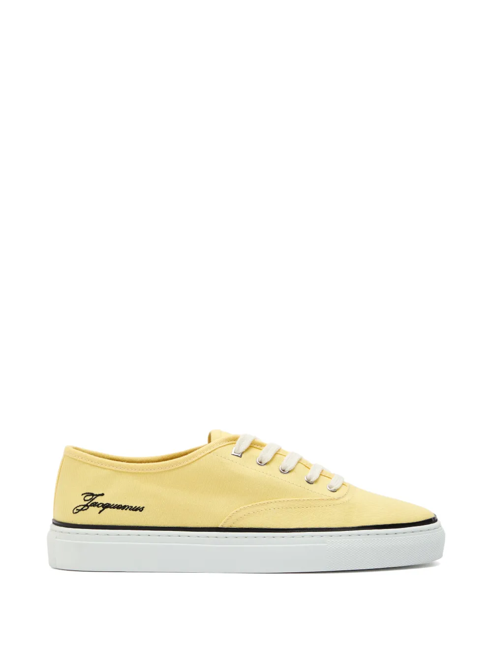 Jacquemus Féfé lace-up logo sneakers Geel