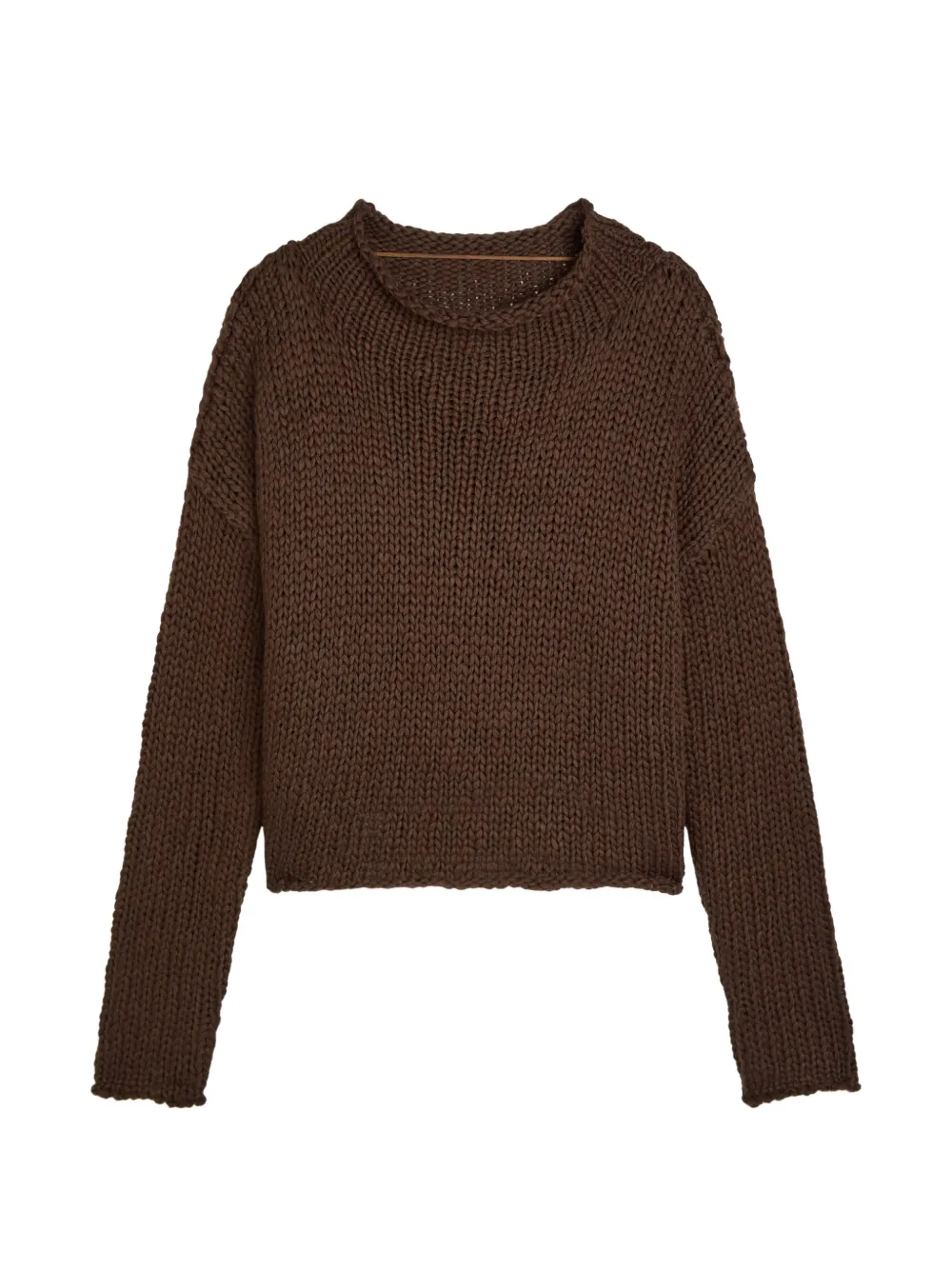 Free People knitted crew-neck jumper - Marrone