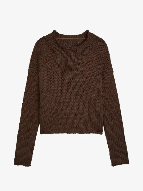 Free People 니트 크루 넥 스웨터