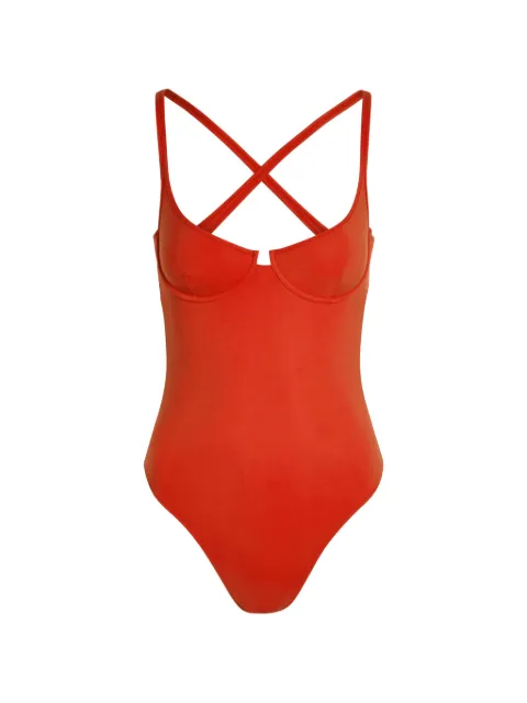 LIDO bañador Ottantatre con tiras cruzadas