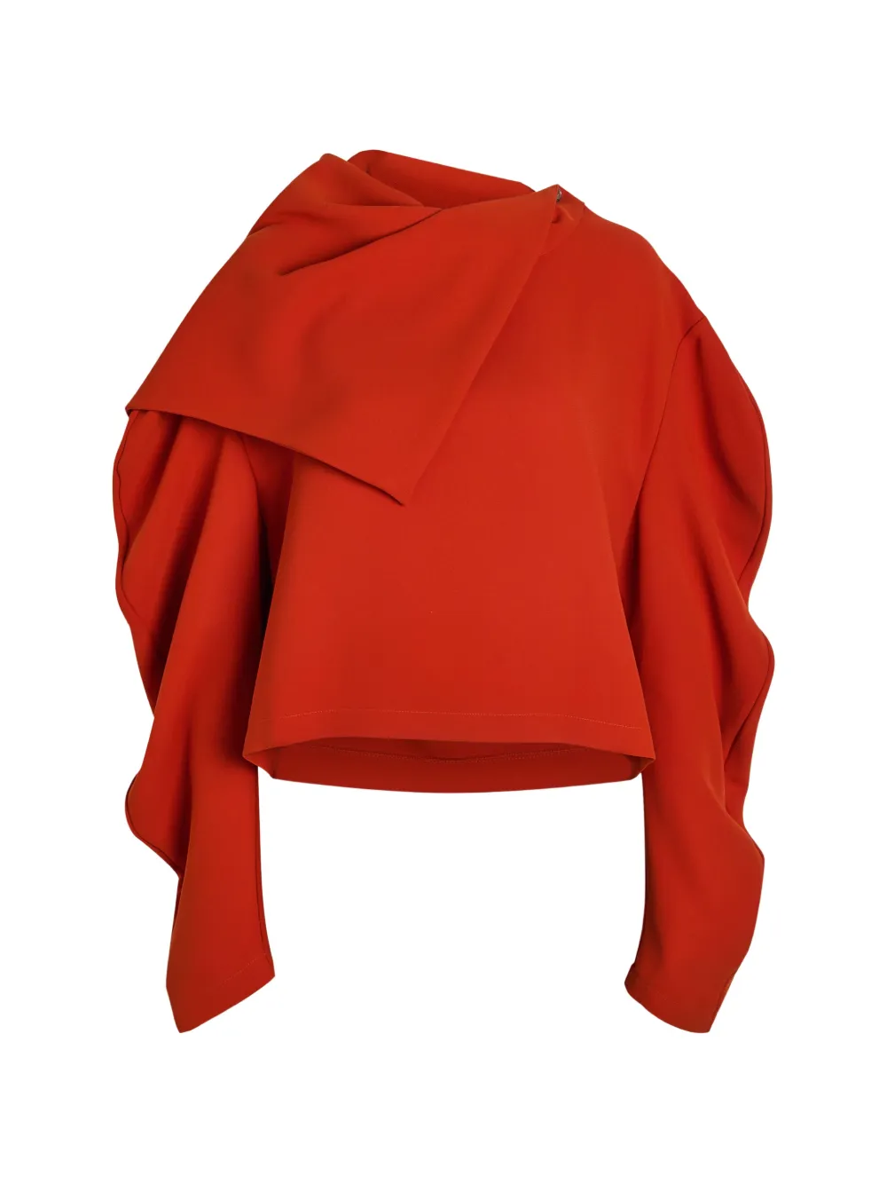A.W.A.K.E. Mode draped blouse - Arancione