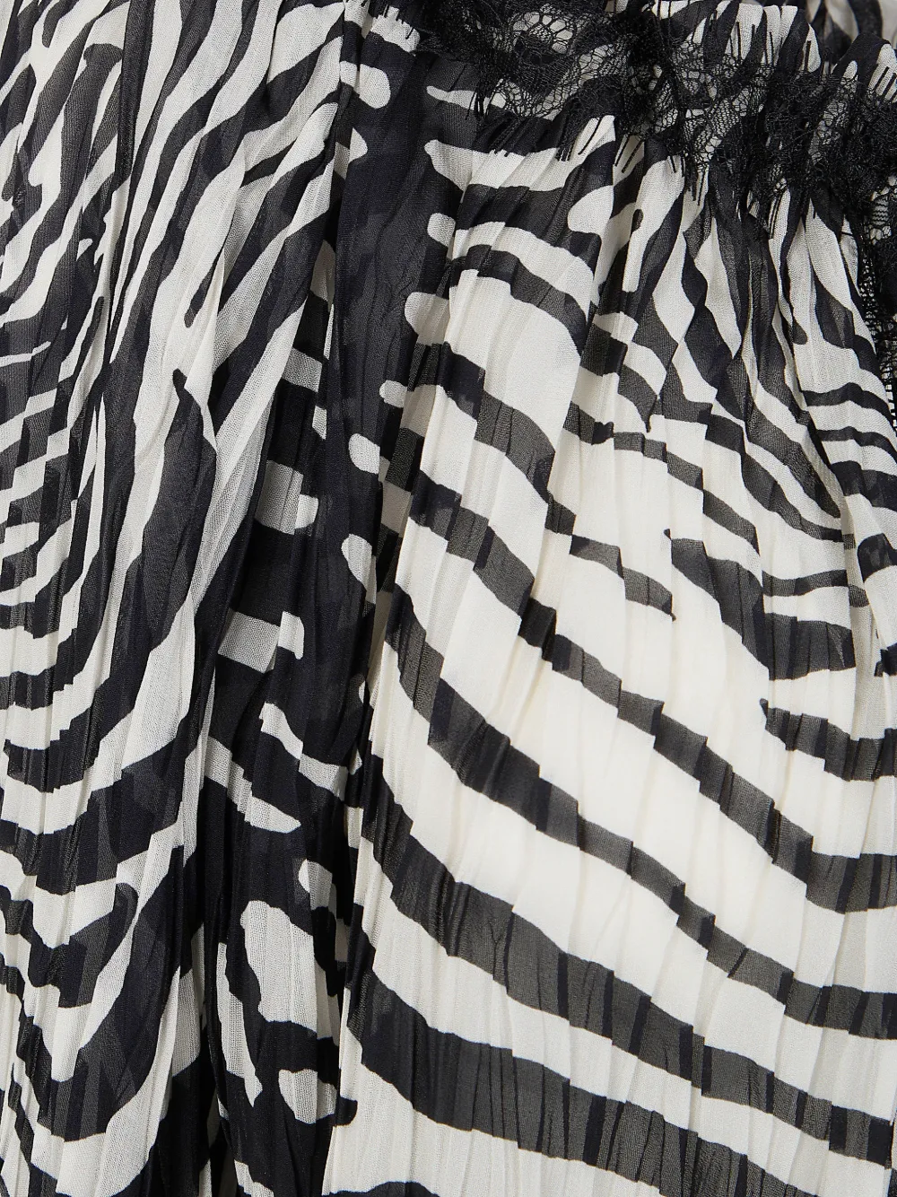 Blumarine Blouse met dierenprint en lange mouwen Wit