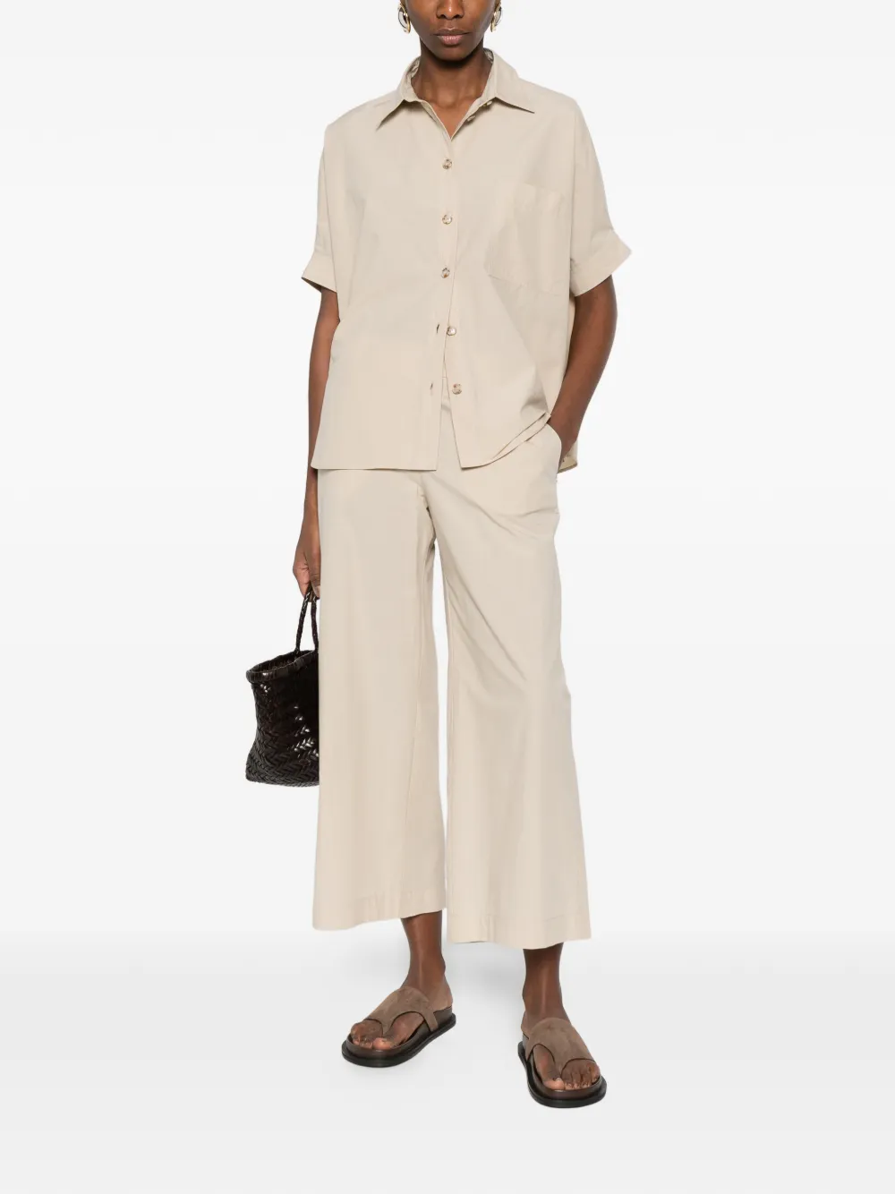  Ottod'ame Pocket Button Shirt - Neutrals 