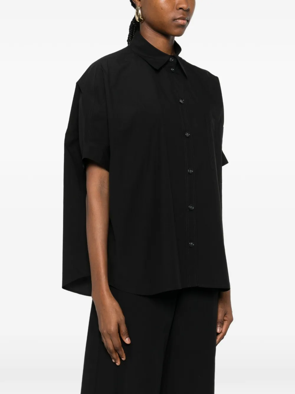  Ottod'ame Pocket Short-sleeve Shirt - Black 