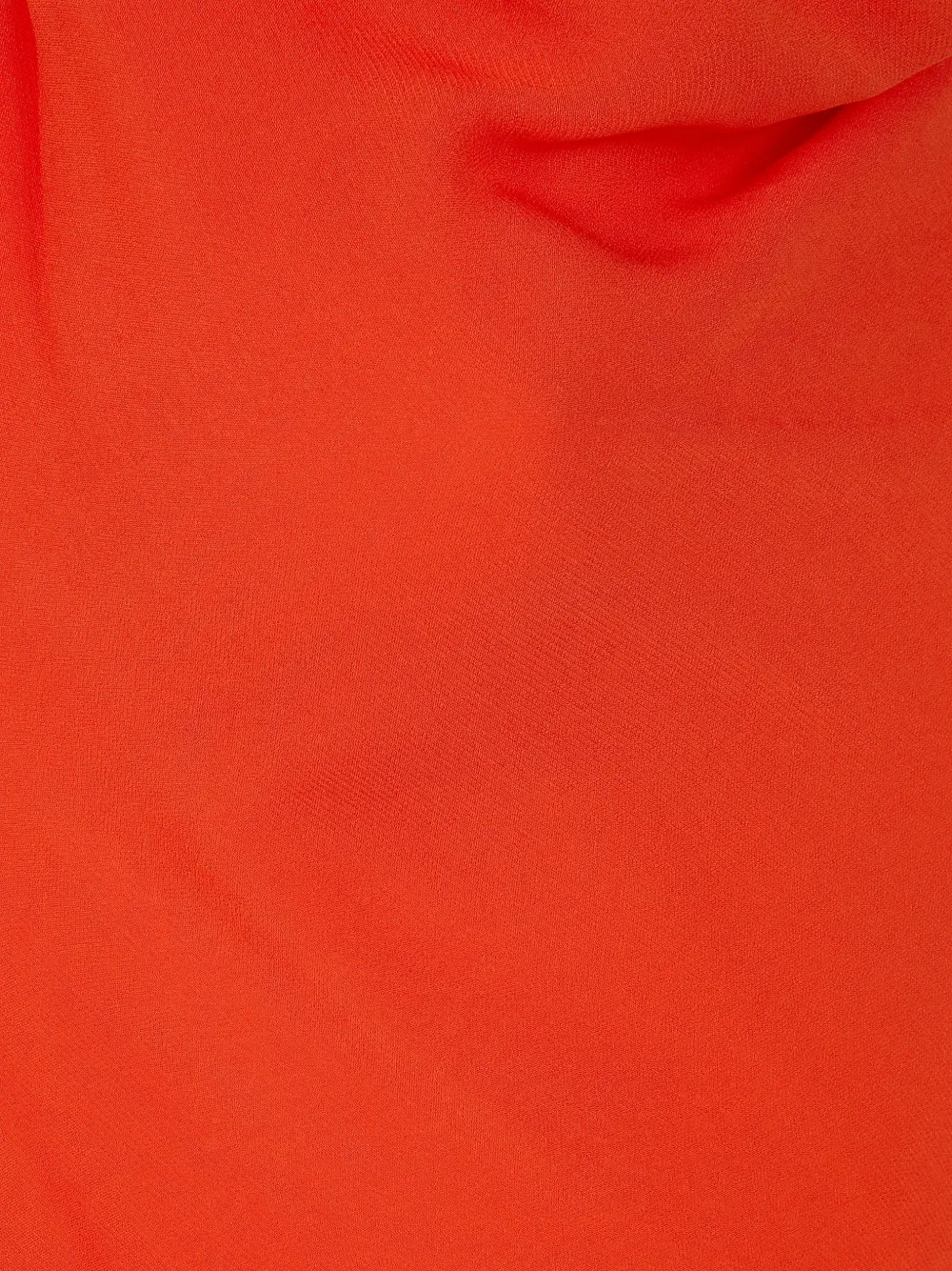 Blumarine Maxi-jurk met hoge hals en split Oranje