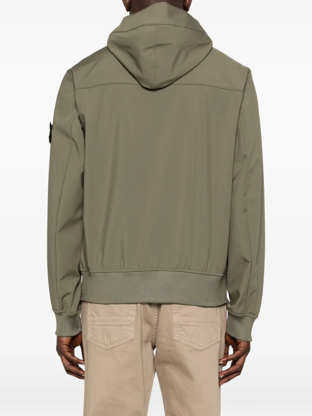 Stone Island Jack met capuchon Groen